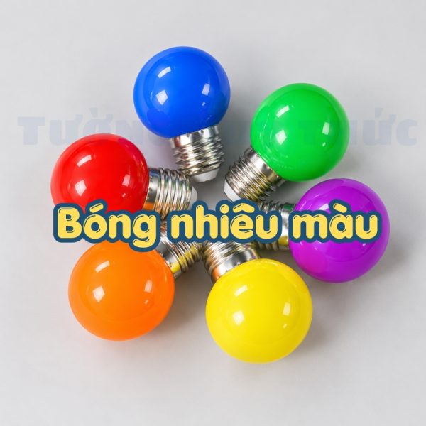 bóng trứng nhiều màu
