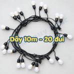 dây đèn trang trí 10m 20 đui