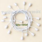 dây trắng 7,5m 15 bóng